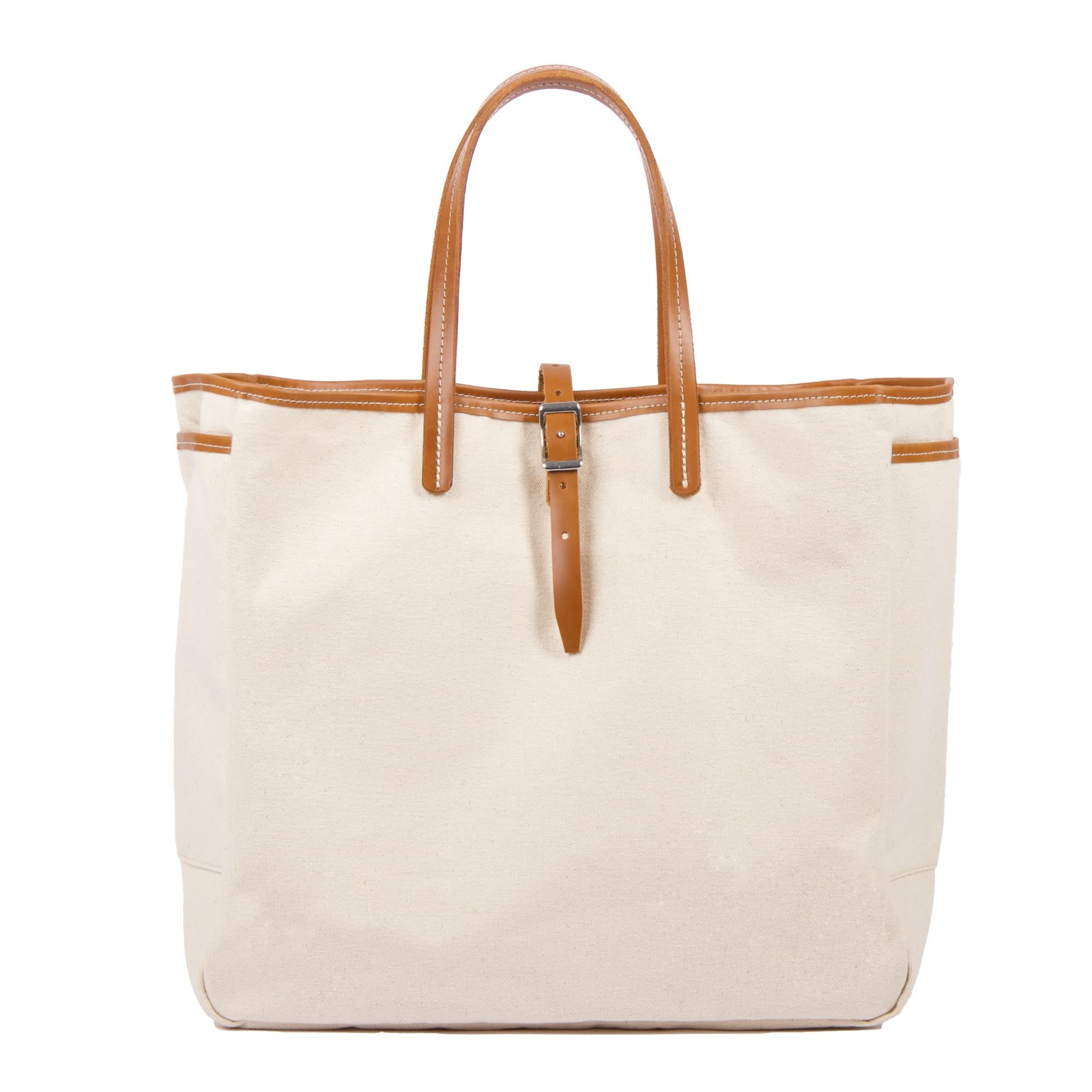 Day and night tote in natural canyon by sonoma county leather front