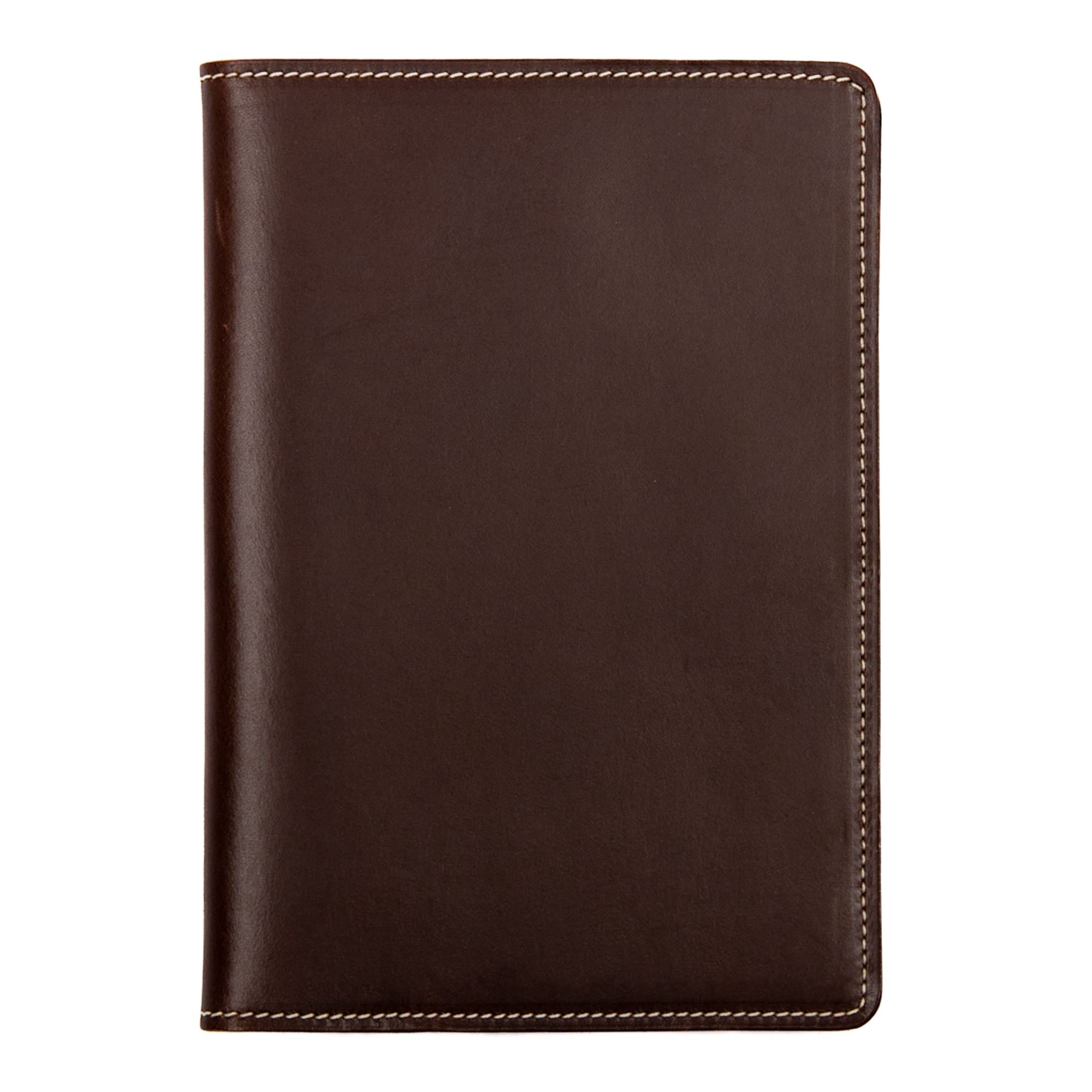 Vintner small portfolio in espresso cyclone by sonoma county leather front