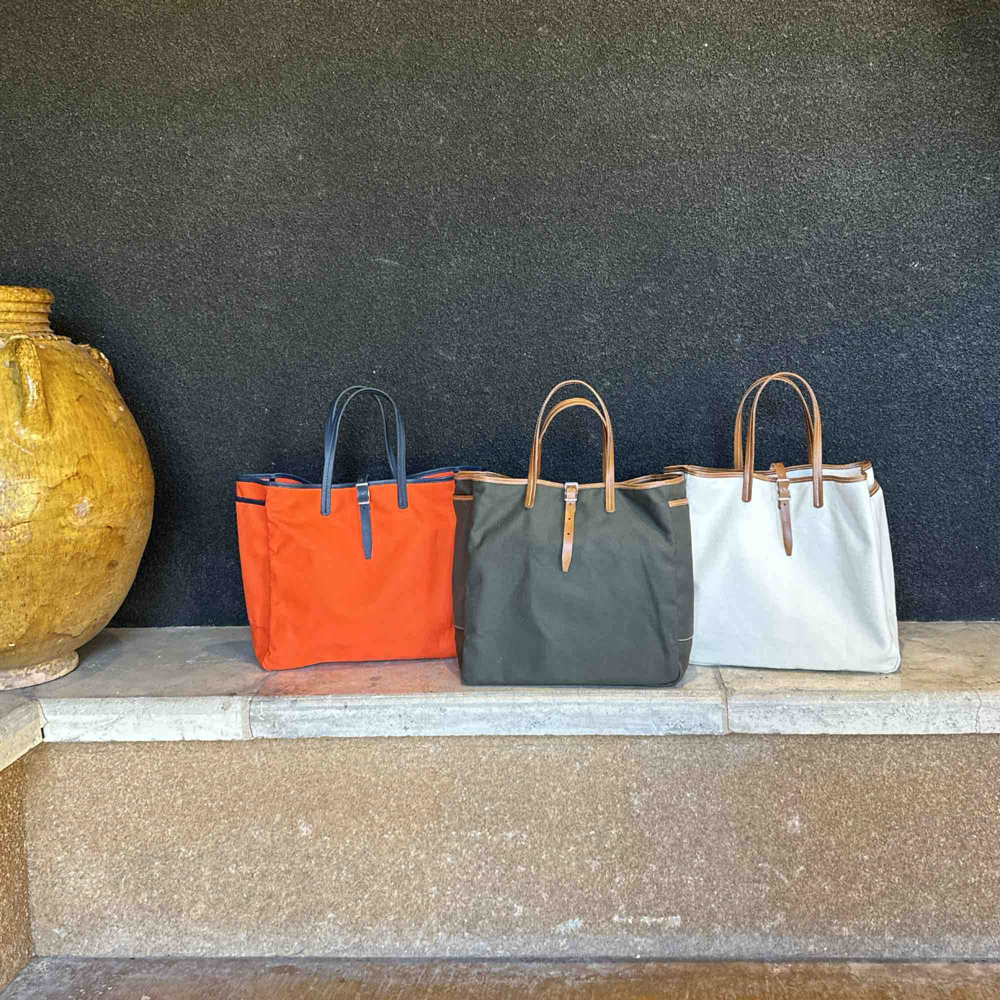 Day and night tote trio by sonoma county leather